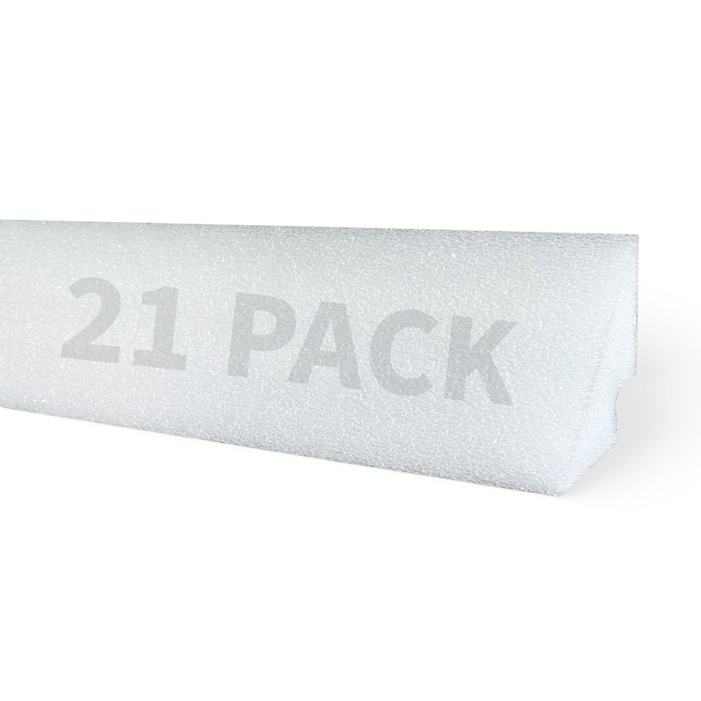 Blue Wave Peel and Stick Pool Cove for Above Ground Pools, 21-Pack – Resilient HDPE Construction – 85-Ft of Total Liner Coverage for up to 27-Ft Round or 18x33-Ft Oval Pools – Sand Cove Alternative