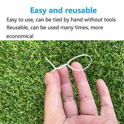 500 Pack 6 Inch Clear Plastic Twist Ties - Reusable Twisty Ties for Cords, Garbage Bags, Gardening and More - Durable, Flexible and Coated for Long-Lasting Use