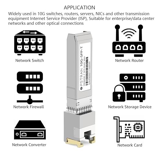 OPSTRAN 10GBASE-T SFP+ to RJ45 Copper Transceiver Module Compatible with Cisco SFP-10G-T-S 10G SFP+ 30m Cat6a/7
