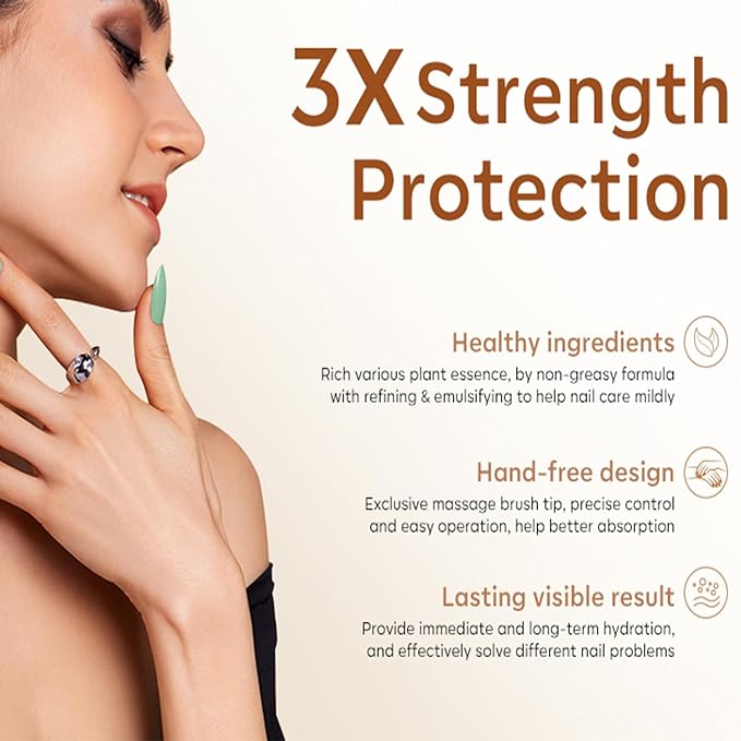 modelones Cuticle Cream, Ultra-Hydrating Nail Care for Damaged Nails Organic Jojoba Oil Vitamin E, Cuticle Softener Non-greasy Dry Cracked Cuticles 15ML