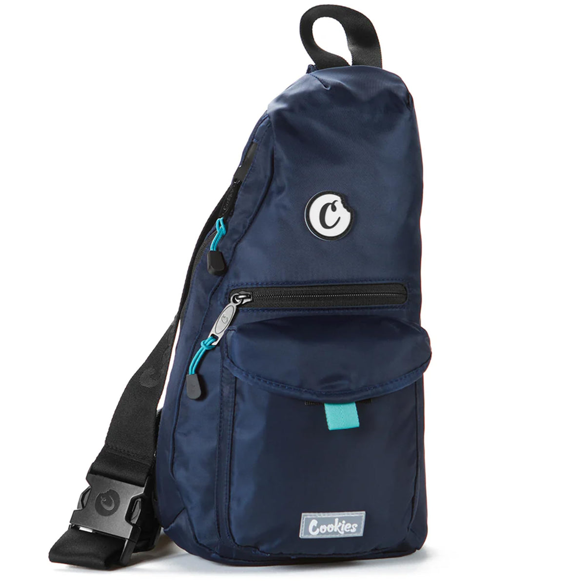 COOKIES Travel Sling Bag 7.1 L - Unisex Crossbody Bag for Men & Women, Lightweight Shoulder Bag for Hiking & Travel - Navy