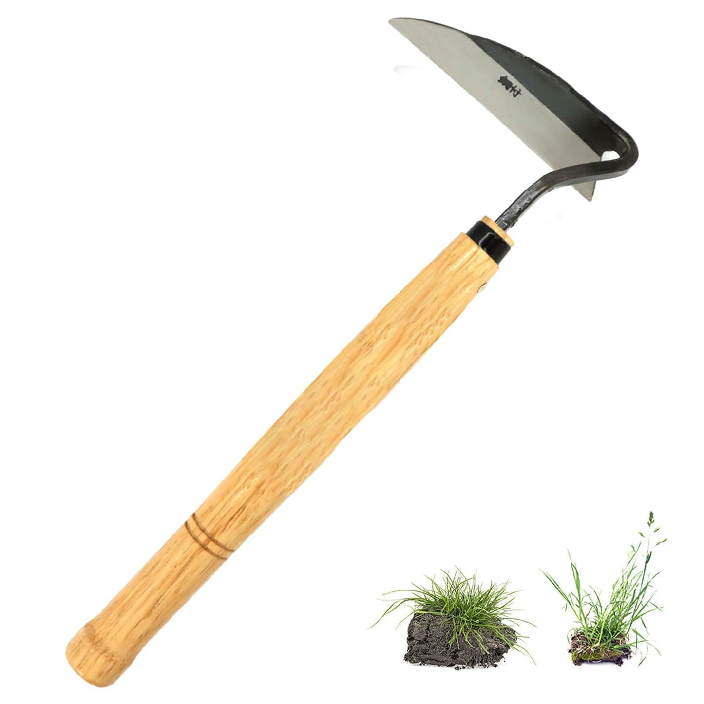 Kana Hoe 217 Japanese Garden Hand Hoe Sickle (Right-Handed)