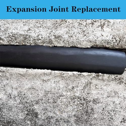 Concrete Expansion Joint Filler, 3/16" Expansion Joint Repair Replacement, Concrete Crack Repair, Backer Rod, Flexible Foam Rubber Seal, Rubber Strip for Sidewalk, Driveway, Walkway, Doors, Windows