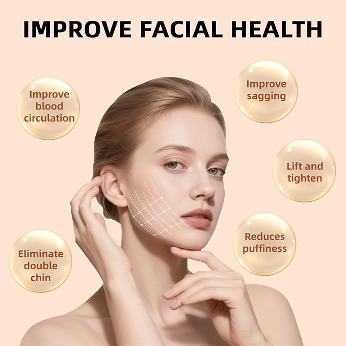 Lymphatic Contour Face Brush – Facial Lymphatic Drainage Massager with Ultra-Soft Bristles, Ergonomic Design for Precise Skin Contact, Reduces Puffiness & Relieves Facial Tension