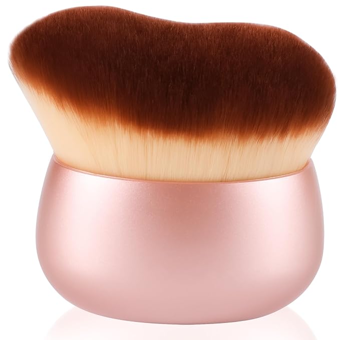 Extra Large Body Makeup Brush for Self Tanner,75mm Wide-headed Kabuki Tanning Brush for Body Concealer,Self Tanner Bronzer Brush for Body Coverage Perfector