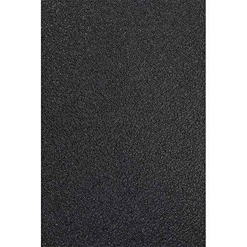 VersaTex Multi-Purpose Rubber Floor Mat for Indoor or Outdoor Use, Utility Mat for Entryway, Home Gym, Exercise Equipment, Tool Box Liner, Garage, Under-Sink, Patio, and Door Mat; 30" x 48", Black