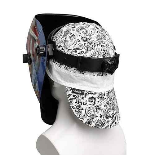 Fullsheild Reversible Welding Cap Flame Resistant CAT 2 Protective FR Welder Hats 6 Pannel Lightweight Printed for Men Women