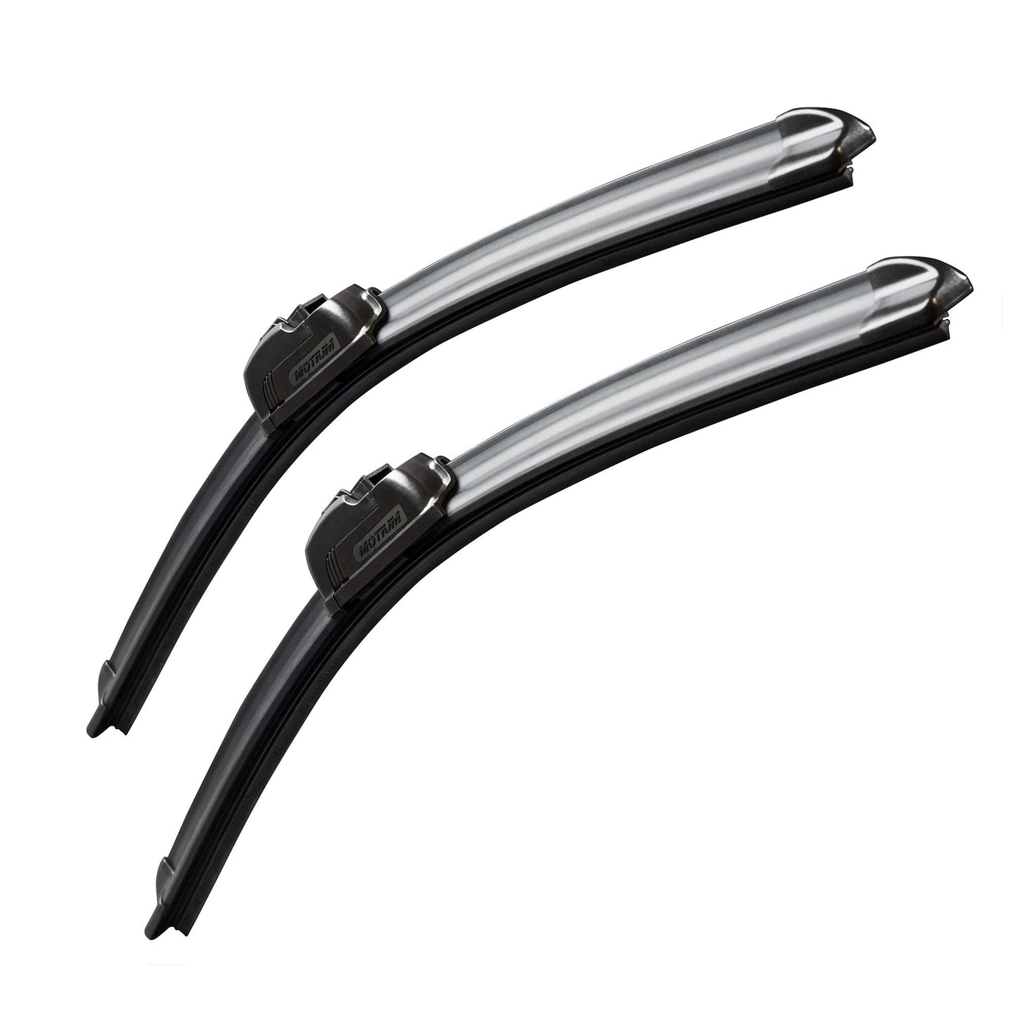 MOTIUM OEM QUALITY Premium All-Season Windshield Wiper Blades (18"+18" pair for front windshield)