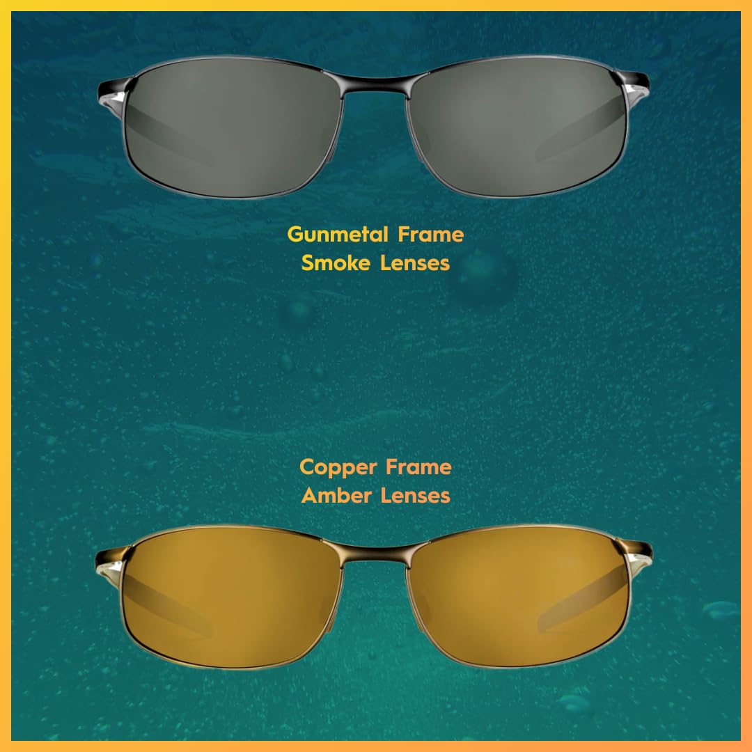 Flying Fisherman San Jose Polarized Sunglasses for Men, Women, Fishing, Boating, Outdoor Sports, 100% UV Protection