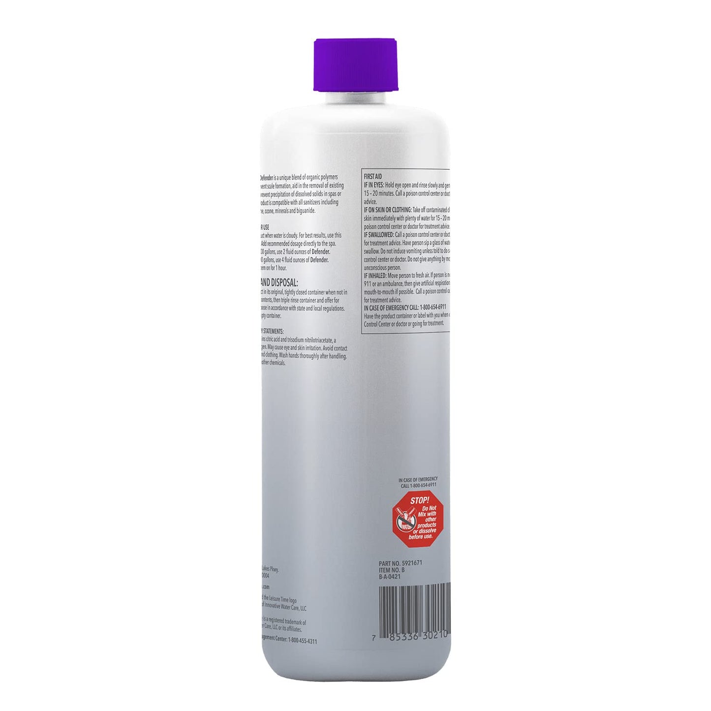 Leisure Time B-02-A Defender Liquid, 1-Quart, 2-Pack