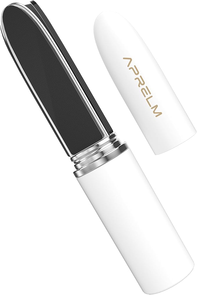 3-in-1 Glass Nail File, Professional 3-Sided Nail Files and Buffers, Coarse/Fine/Polishing Nail Files (White)