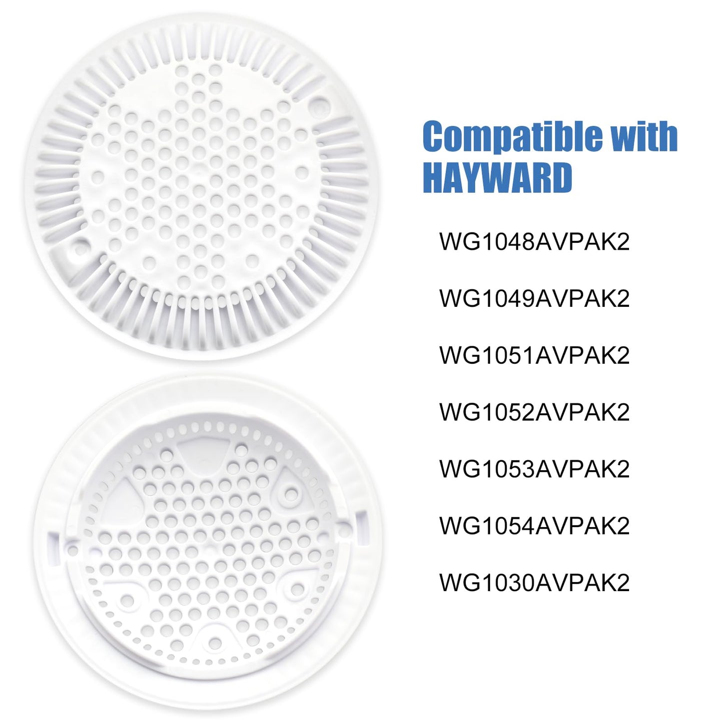 SZHY-LINK WGX1048E Pool Main Drain Cover Compatible with Hayward Suction and Dual Suction Outlet, Pool Drain Cover (1 Pack)