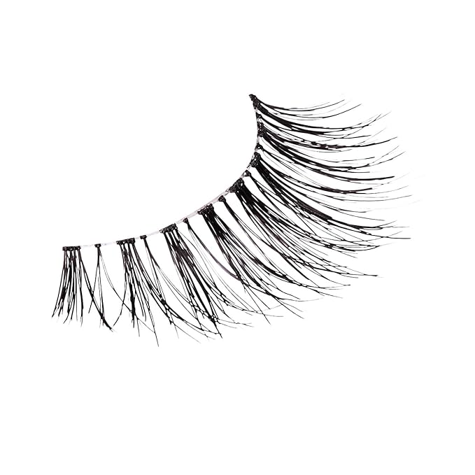 KISS Looks So Natural False Eyelashes Double Pack, Lightweight & Comfortable, Tapered End Technology, Reusable, Cruelty-Free, Contact Lens Friendly, Style 'Sultry', 2 Pairs Fake Eyelashes