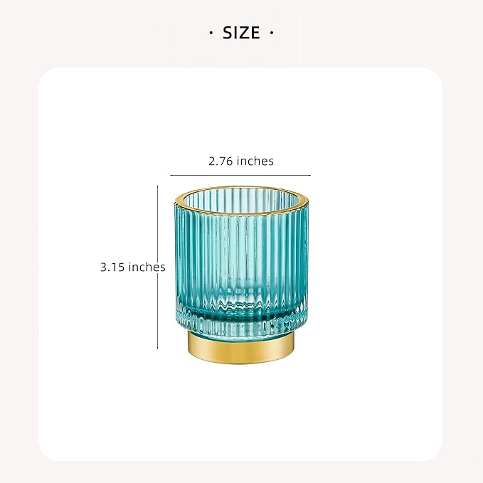 Makeup Brush Holder Organizer,Toothbrush Holders,Desk Pen Pencil Holder,Multifunctional Vintage Glass Brush Cup(A3-29-US)