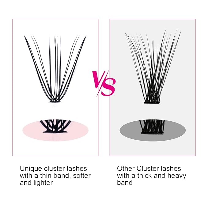 FADLASH Lash Clusters Extensions Individual Lashes Natural Soft 120pcs 20D D Cur Natural Long Black Faux Mink Volume Lash Extensions Reusable Artificial Eyelashes (20D-0.07-D, 15mm)