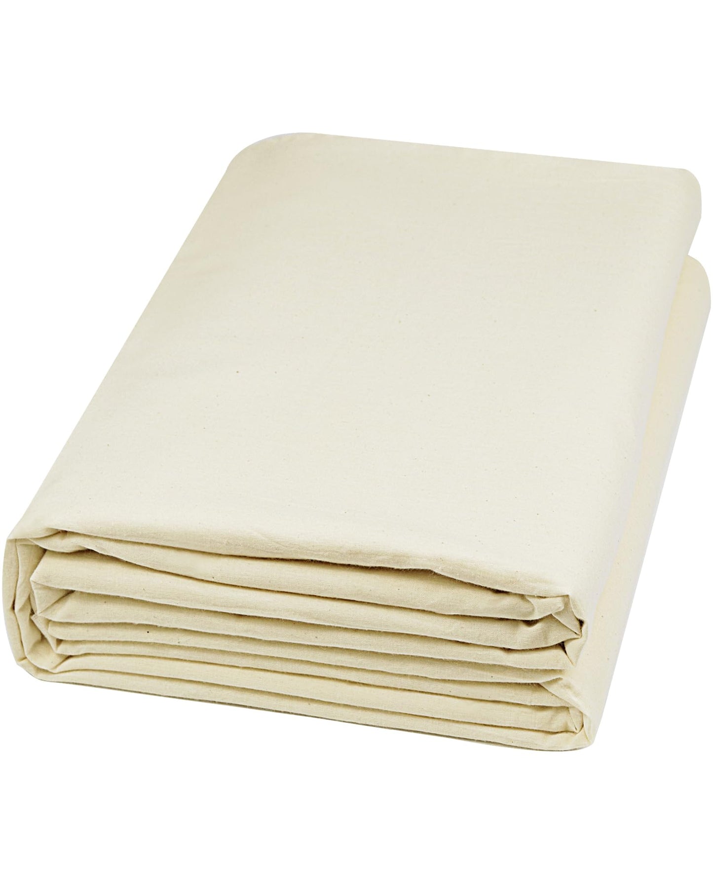 HOTGODEN Light Weight 100% Cotton Muslin Fabric: 63 inch x 2,5,10 Yards Unbleached Muslin Linen Fabric Material for Sewing Material Apparel Cloth