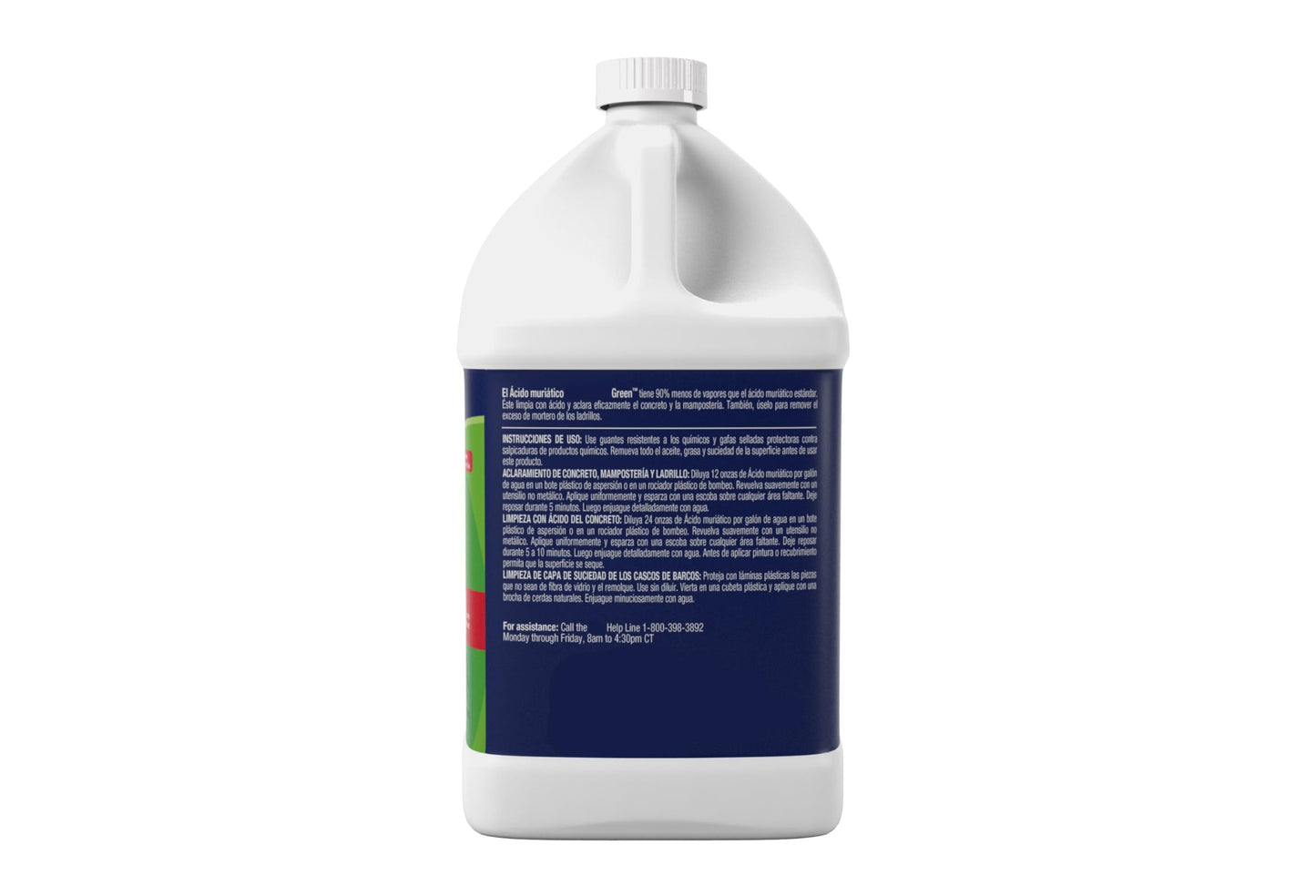 (4 Gallons) - Muriatic Acid for Swimming Pools & Spas, Removes Mortar from Bricks - 90% Low-Fume pH Stabilizer & Cleaner for Concrete & Masonry Surfaces, Clears Rust & Scale Build-Up - Ready to Use