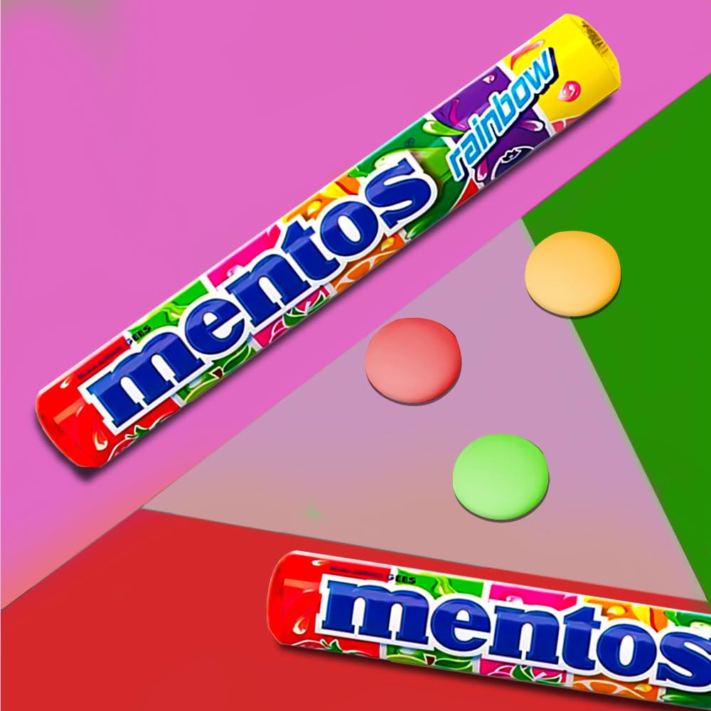 21 Packs Mentos Mix Flavor Chewy Dragees Refreshing Soft Candies Sold By VR Angel