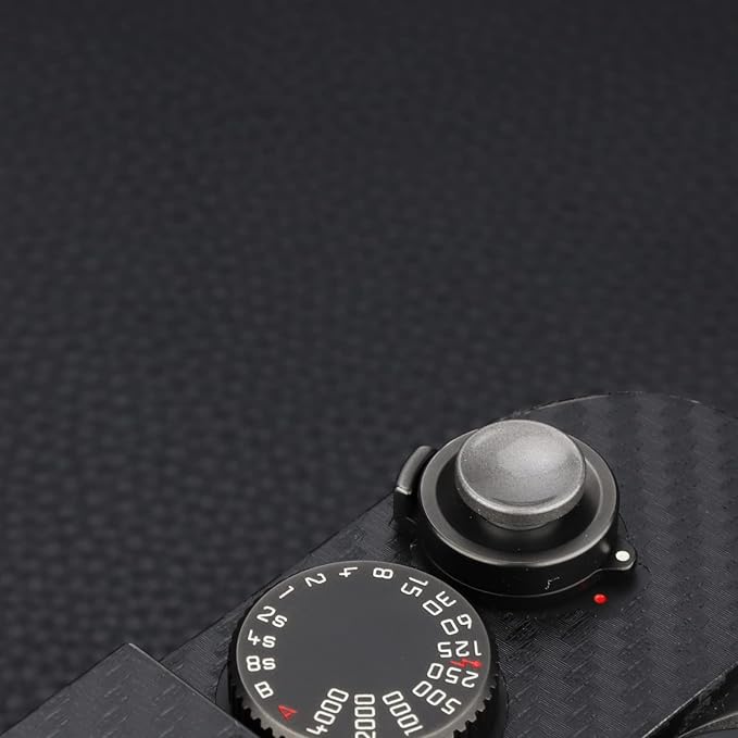 Soft Shutter Release Button for Fujifilm X-E4 X-E3 X-E2S X-T4 X-T2 X-T3 X-T30 X-T20 X-Pro3 X-Pro2 X100V X100T X100S X100F and M8 M9 M10 M-E M-P M9-P M-240 Concave Surface Gray