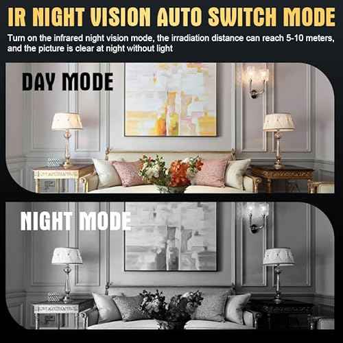 Spy Small Indoor Outdoor Camera Security Wireless Home Cameras Mini WiFi Pet Camaras,2025 HD Tiny Nanny Cam,Wide Angle,Night Vision, Home Indoor Outdoor Camara,Can No Need WiFi Cams For House Security