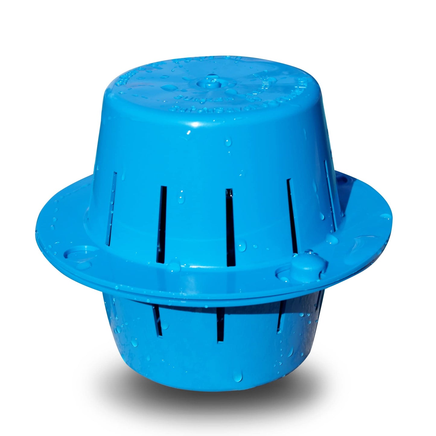 Sunken Treasure - The Original Sinking and Floating Chlorine Dispenser for Pool, Uses Less Chlorine than a Floater, It Sinks - Cleans Water - Floats Back Up, Replaces Pool Chlorine Floater, Light Blue