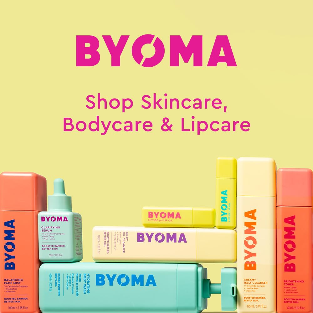 BYOMA Phyto-Mucin Glow Serum - Mucin Face Serum for Glass Skin - Plumps, Primes + Hydrates - Flawless Primer and Makeup Base - Strengthens Skin Barrier - 1.35 fl.oz