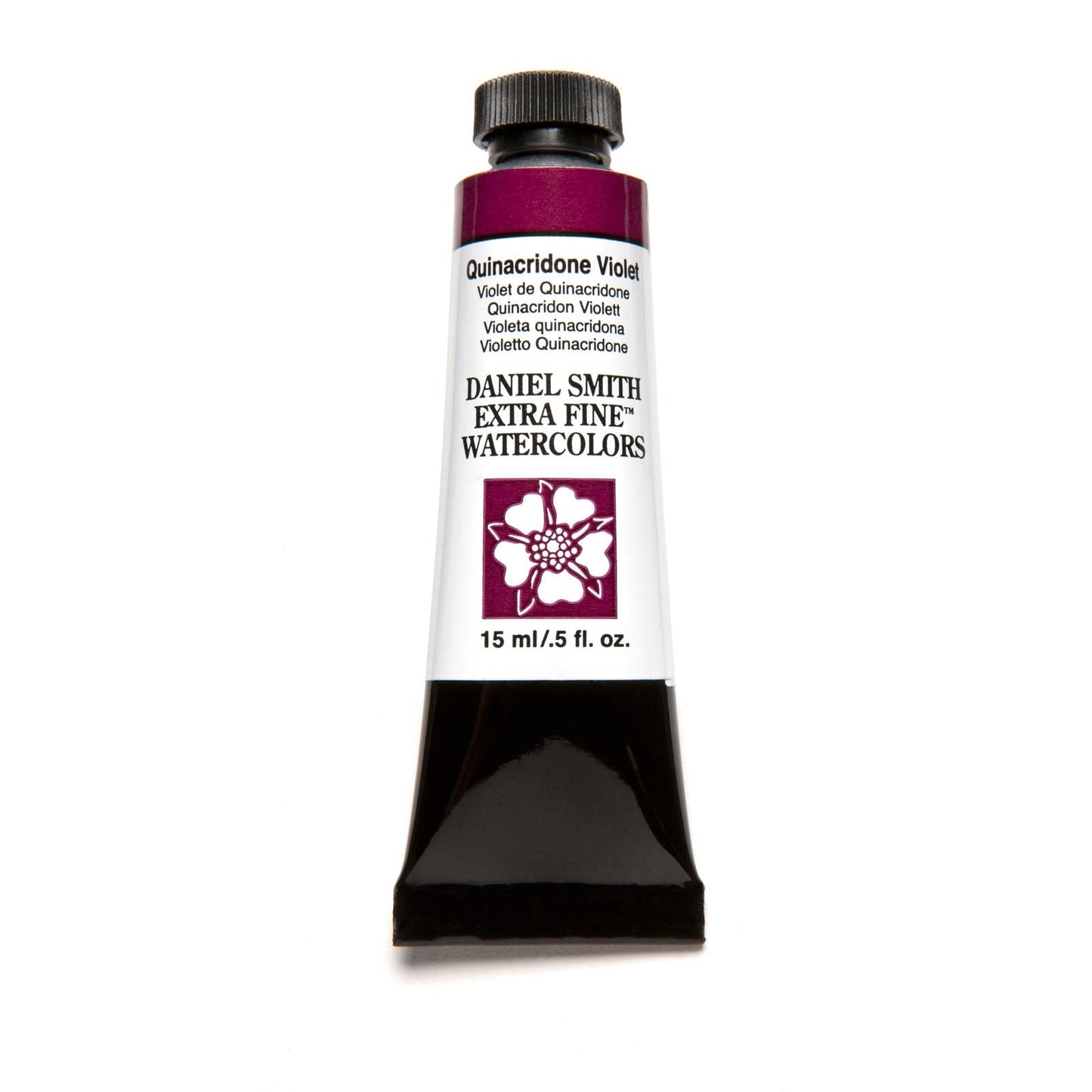 Daniel Smith 284600094 Extra Fine Watercolor 15ml Paint Tube, Quinacridone, Violet 0.5 Fl Oz (Pack of 1)