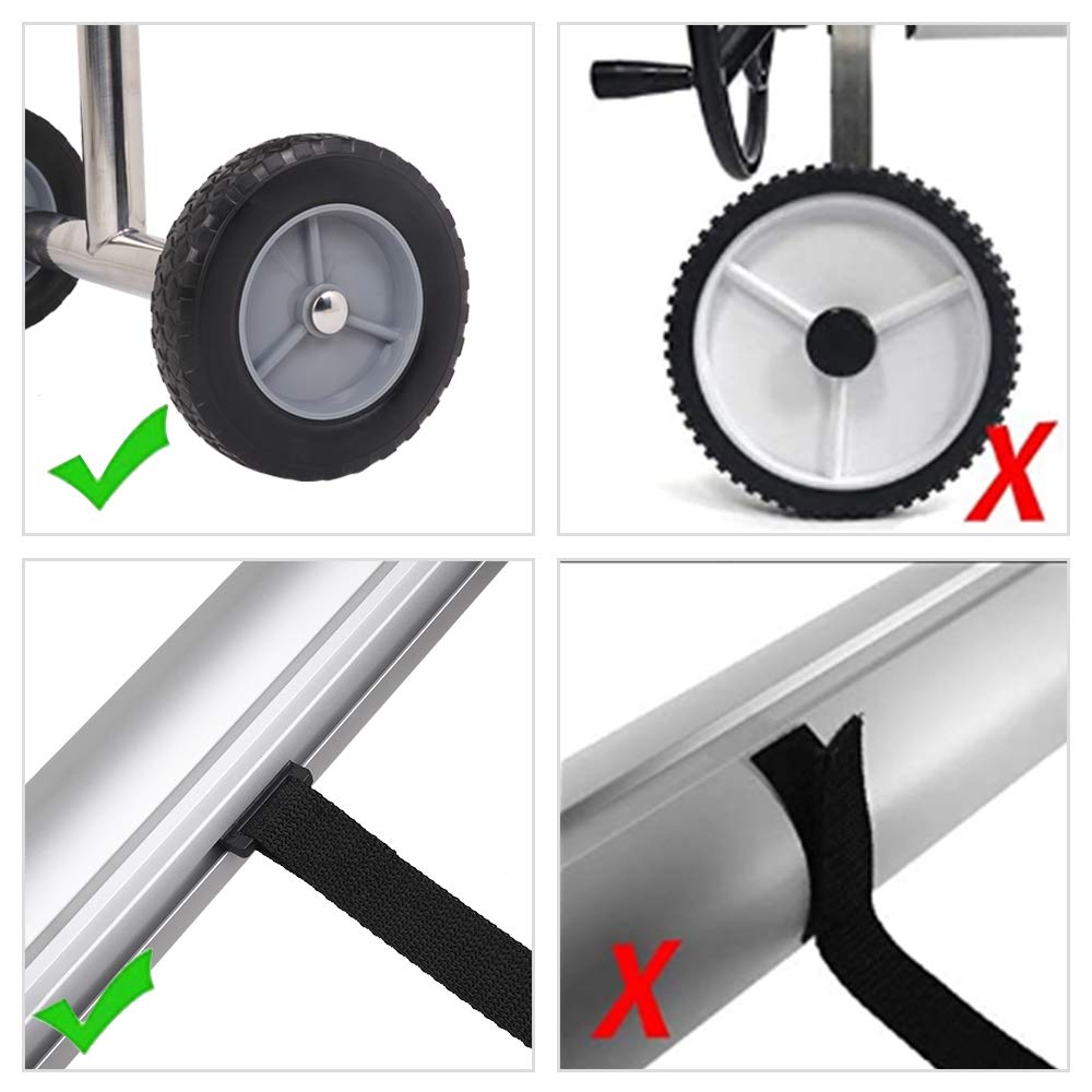 VINGLI Pool Reel Cover Set 18 FT Solar Cover Roller for Inground/Outdoor Swimming Pool Solar Cover Reel Well Made Aluminum Blanket Reel (Gray)