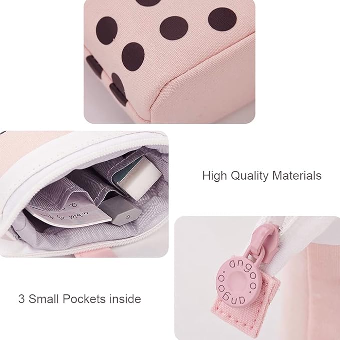 Telescopic Pencil Bag Pen Holder Pop Up Stationery Case, Stand-up Retractable Transformer Bag Standing Organizer, Great for Christmas Holiday New Year Office Bag