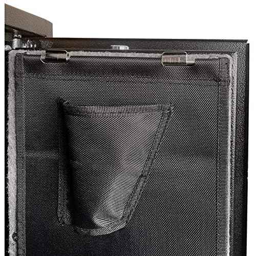 BBRKIN Gun Safe Organizer, Rifle Safe Door Panel Organizer for Holding Pistols and Documents, Compatible Quicktec Langger KACSOO KAER Golval BARSKA Rifle Safe Etc