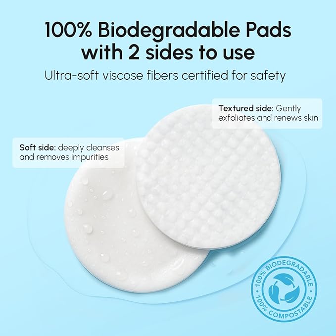 MAREE Glycolic Acid Pads Ã¢ÂÂ Toner Pads for Face Cleansing Ã¢ÂÂ Exfoliating Pad with Tea Tree Oil, Salicylic Acid & Vitamins E, B3, B5 Ã¢ÂÂ Acne Clearing, Skin Pore Resurfacing & Radiance Device - 80 Count