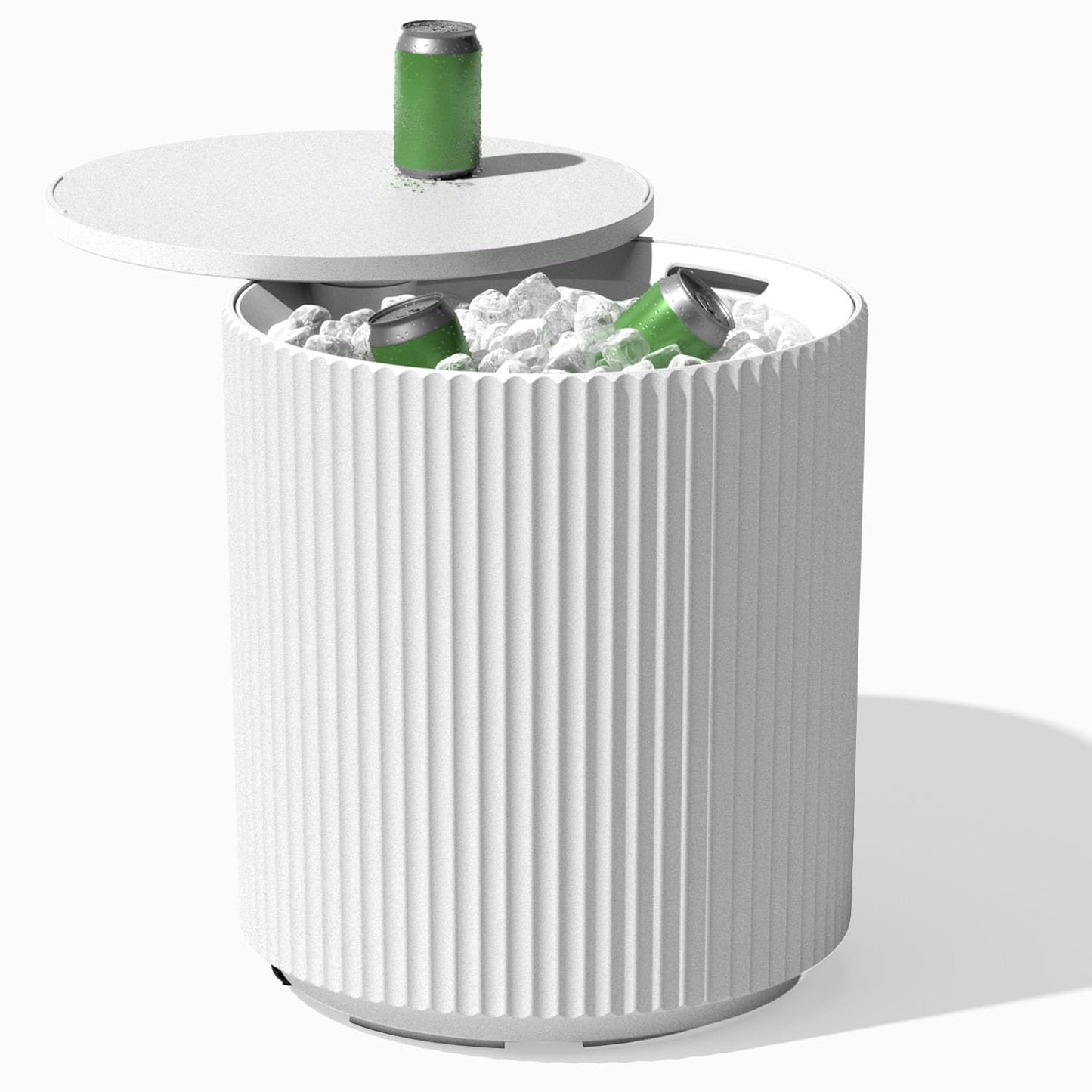 Veradek Outdoor Cooler Side Table - 2 in 1 - Designed for use as Outdoor Side Table, Patio Decor and Ice Chest