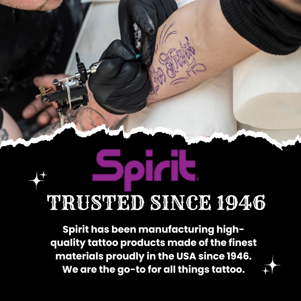 Spirit® Classic Thermal Tattoo Stencil Transfer Paper, 8.5" X 14" - 100 Sheets, Certified Vegan, Proudly Made in The USA