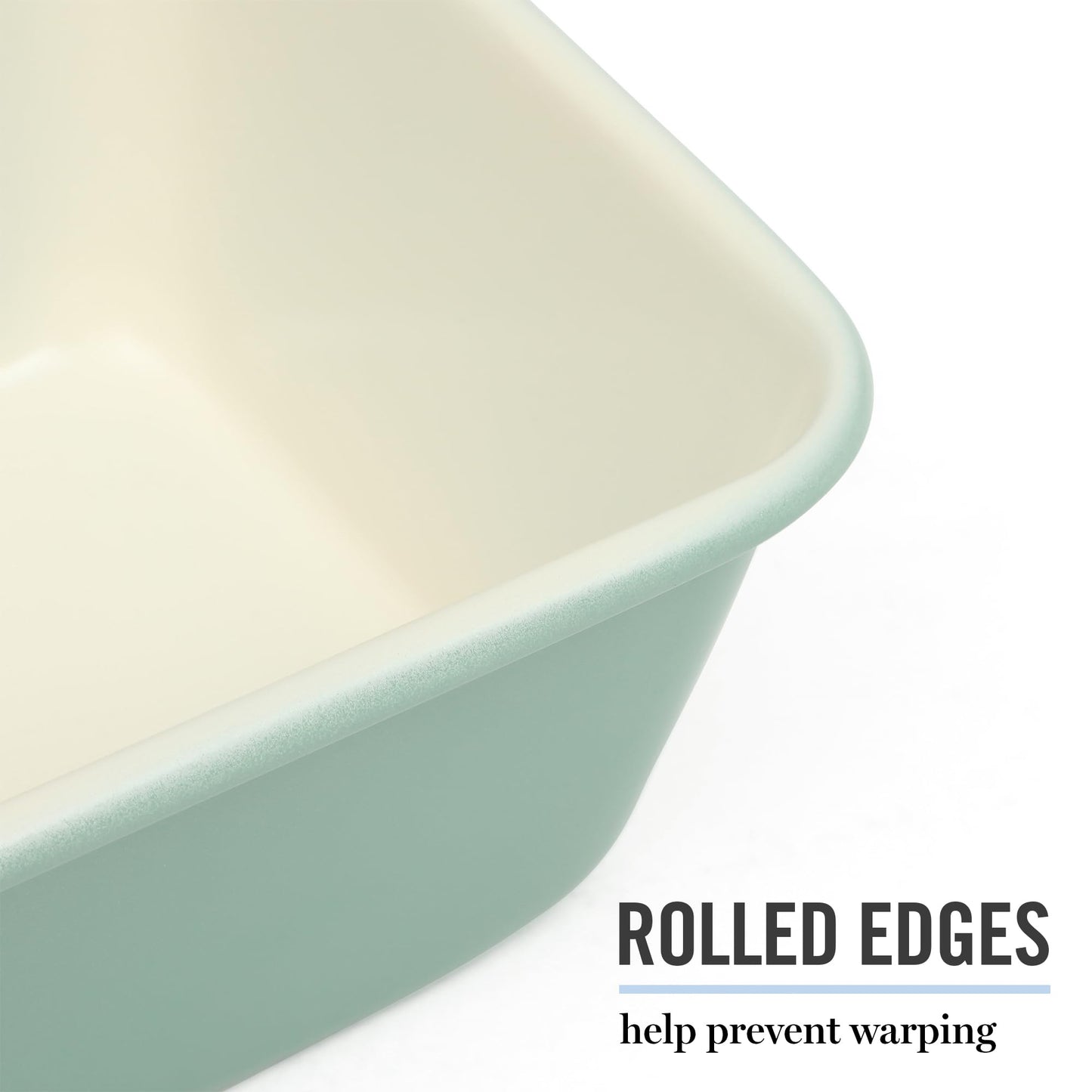 Martha Stewart Gallen 9 Inch Nonstick Carbon Steel Loaf Pan - Teal