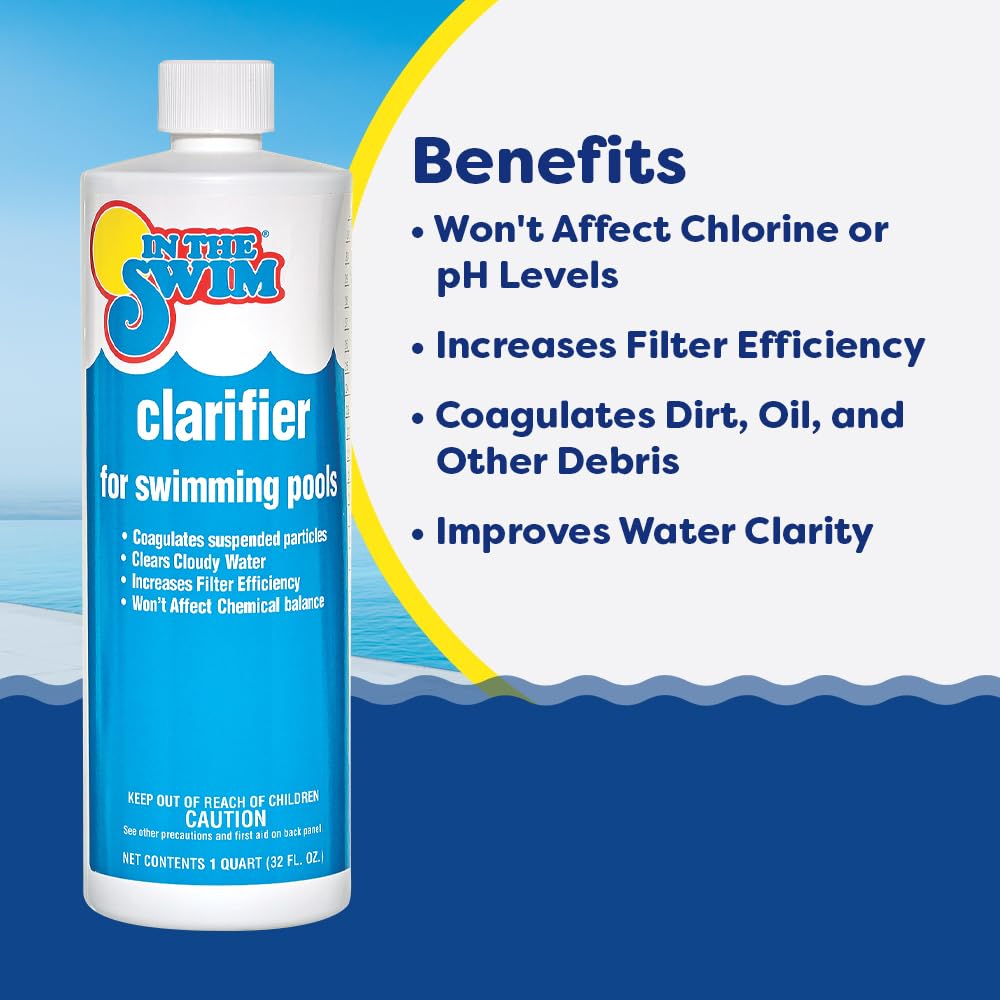 In The Swim Opening Kit and Chlorine Bundle - Pre-Measured Opening Kit for Easy Use - 10 Pound Bucket of 3-Inch Stabilized Chlorine Tablets - Inground and Above Ground Pools Up to 7,500 Gallons