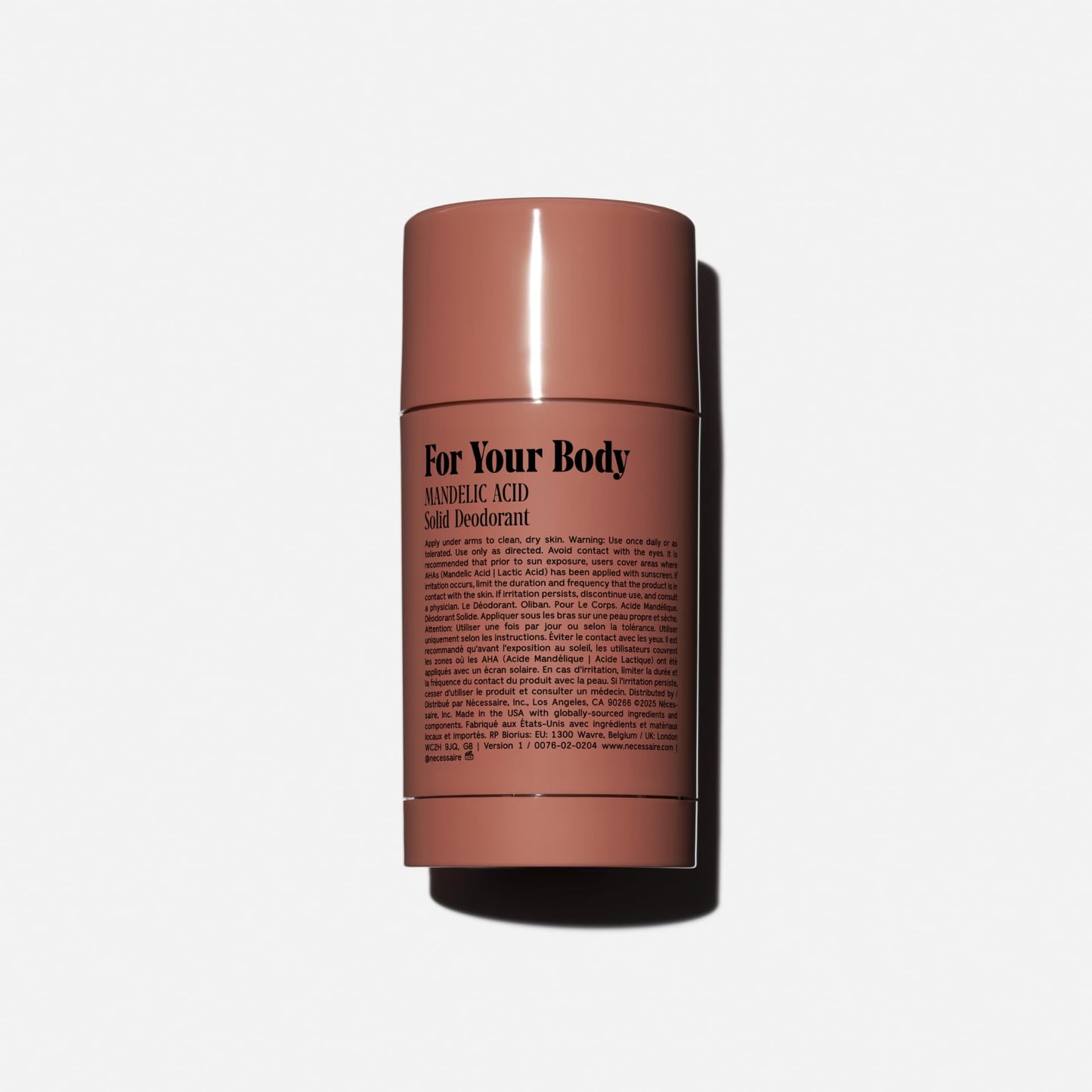 Nécessaire The Deodorant Olibanum | Natural Aluminum Free Deodorant For Women & Men. Extra Strength Treatment with Mandelic Acid. Free of Baking Soda, Ozokerite & Parabens (75 g/2.5 oz)