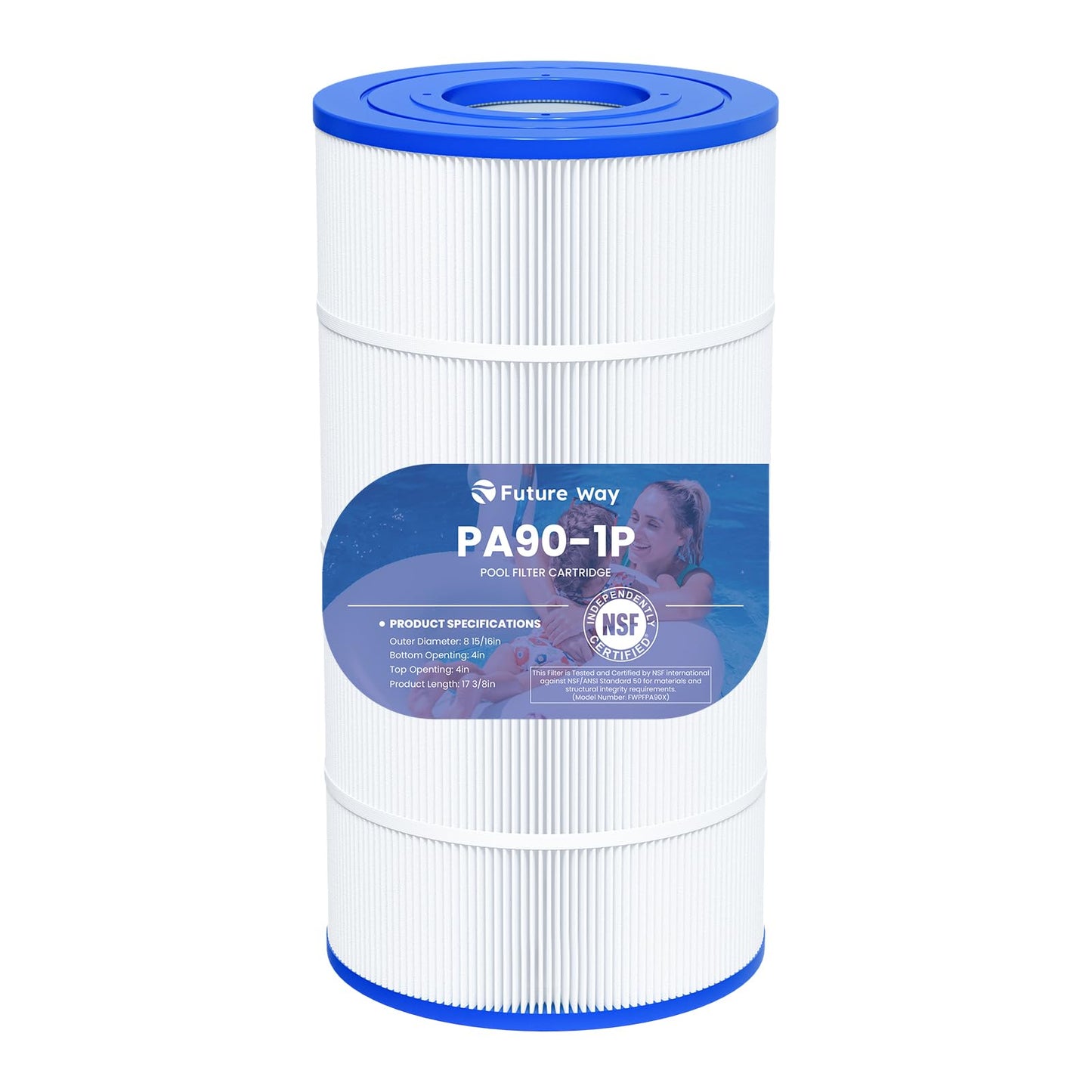 Future Way C900 Pool Filter Cartridge Replacement for Hayward C900, Replace Pleatco PA90, Hayward CX900RE, Unicel C-8409, 90 sq.ft