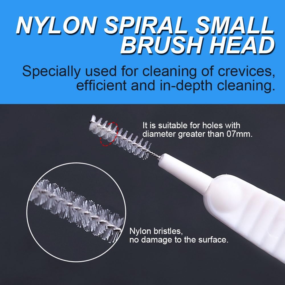 Upgrade Shower Head Cleaning Brush, Gap Hole Anti-Clogging Cleaning Brush, Shower Head Cleaner Picks Brush Tiny Cleaning Brush for Shower Head, Multifunction Shower Head Cleaning Brushes (10PCS)
