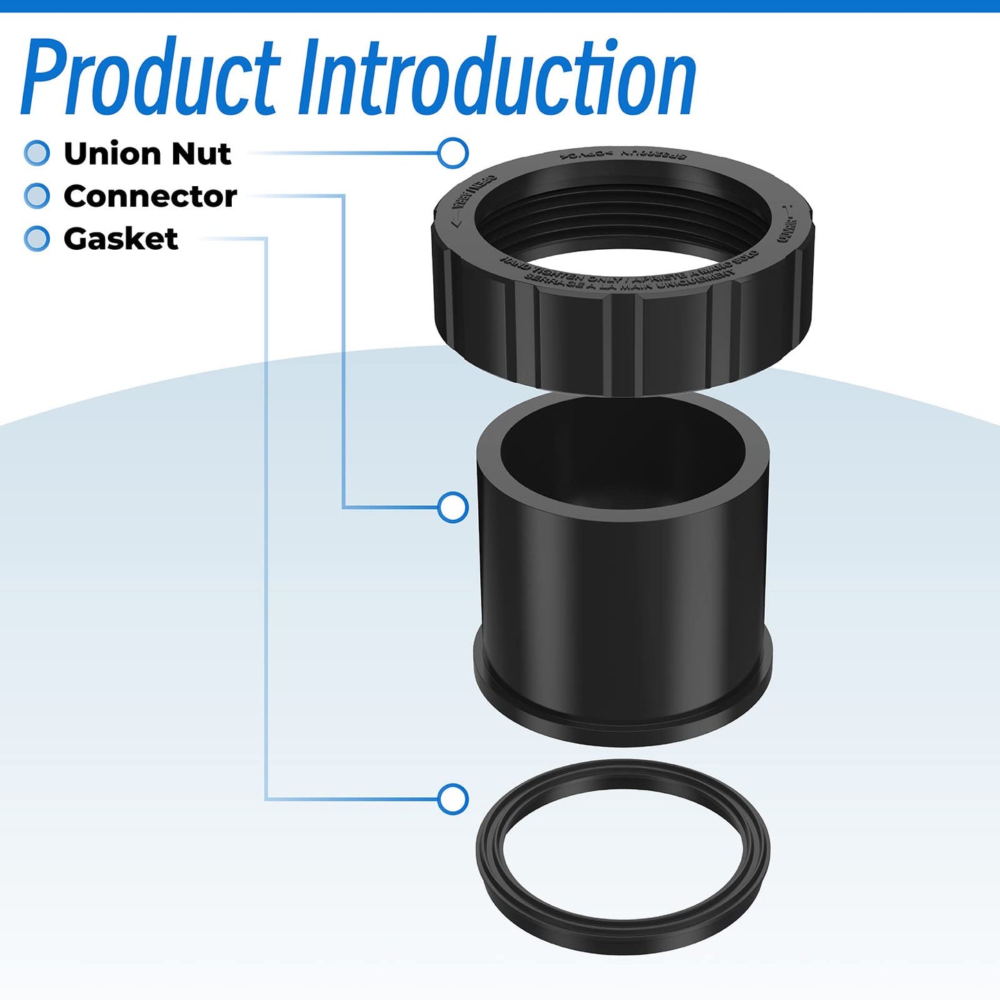 Sconva SPX3200UNKIT Pump Union Connection Kit Compatible with Hayward Tristar, Northstar, EcoStar Pumps, SwimClear Cartridge Filter & Universal H-Series Low Nox Heater (2 Pack)