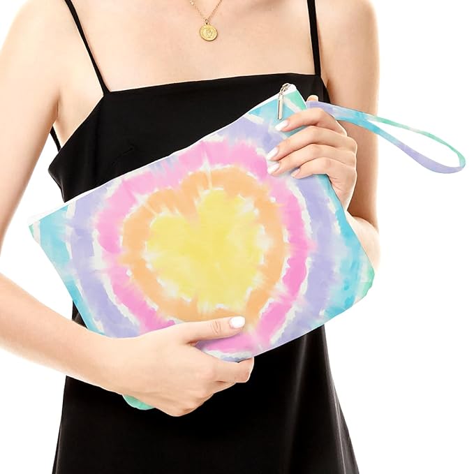 Fokongna Wet Bag Travel Makeup Bag for Swimsuit Beach Pool Diapers Dirty Yoga Gym Clothes Zipper Pouch for Women Sister Friends Ocean Sea Shells Beach Starfish