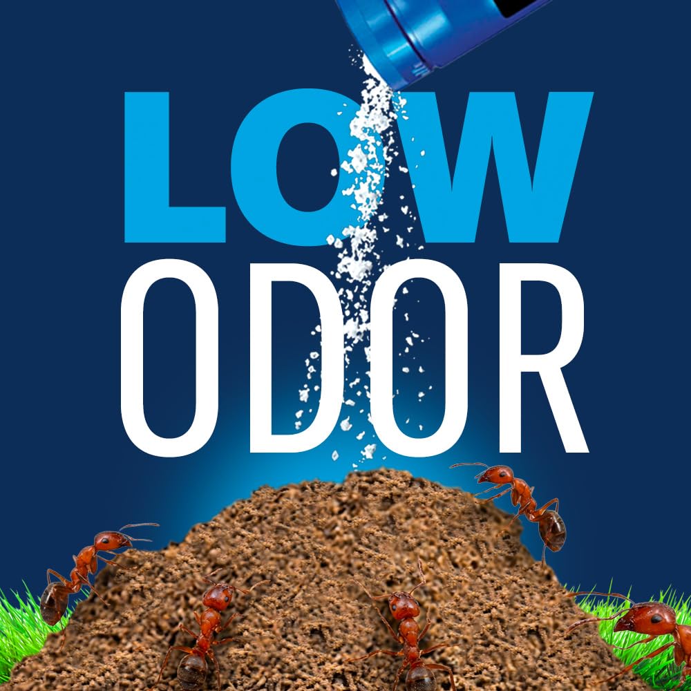 BioAdvanced Fire Ant Killer Dust - Kills the Queen - Destroys Up to 195 Mounds - Outdoor Ant Powder Killer - 1.5 lb Bottle