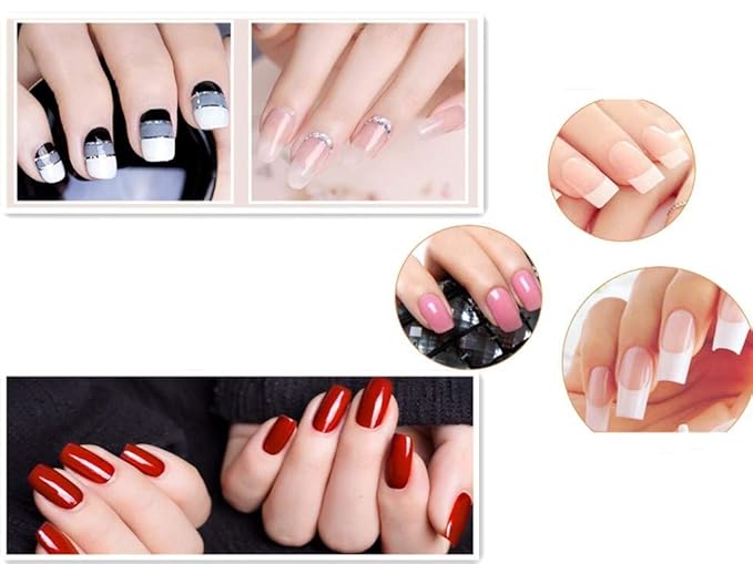 7Pcs Uv Gel Nail Brush, Poly Extension Gel Brush, Nail Art Tips Builder Painting Pen Set(No.2/4/6/8/10/12/14)
