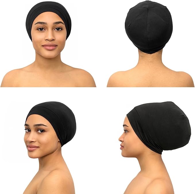 CAPLORD Satin Bonnet for Sleeping, Curly Hair Wrap Sleep for Men, Adjustable Silk Beanies for Women, Silk Hair Bonnet
