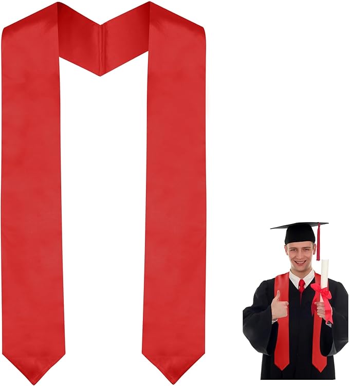 Graduation Stole Graduation Sash Unisex Adults Class of 70'' Stoles for Academic and Choral Ceremony