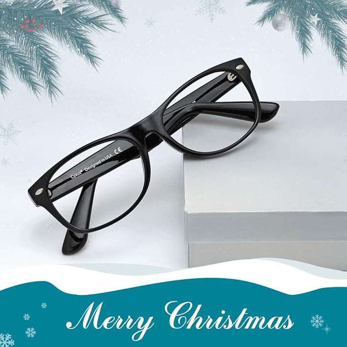 Cyxus Semi Rim Blue Light Glasses for Men Women TR90 Metal Frame UV Blocking Computer Glasses Clear Lens Square Eyewear