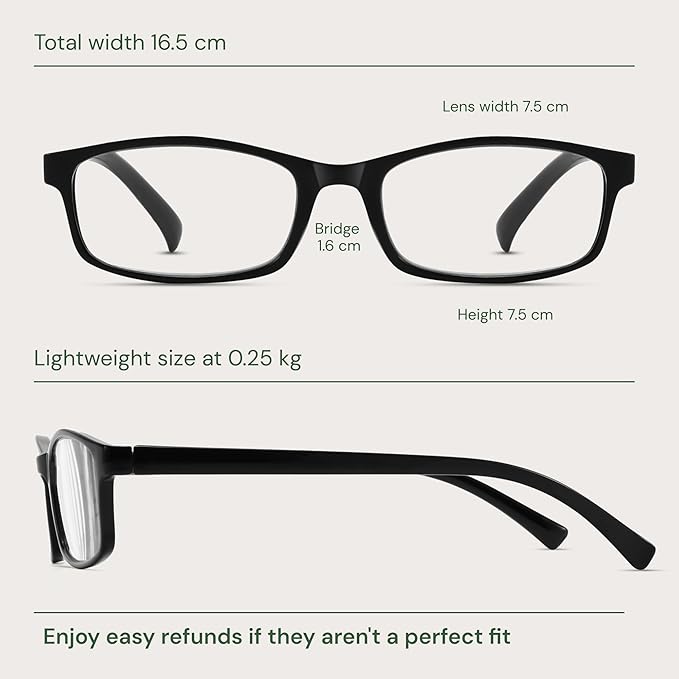Gaoye Reading Glasses Men/Women, Eyeglasses, Blue Light Readers for Men/Women, Eye Glasses