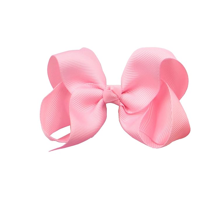 JOYOYO 40Pcs 4.5" Hair Bows Alligator Clips Grosgrain Ribbon Big Bows Clips For Girls Toddlers Kids Children