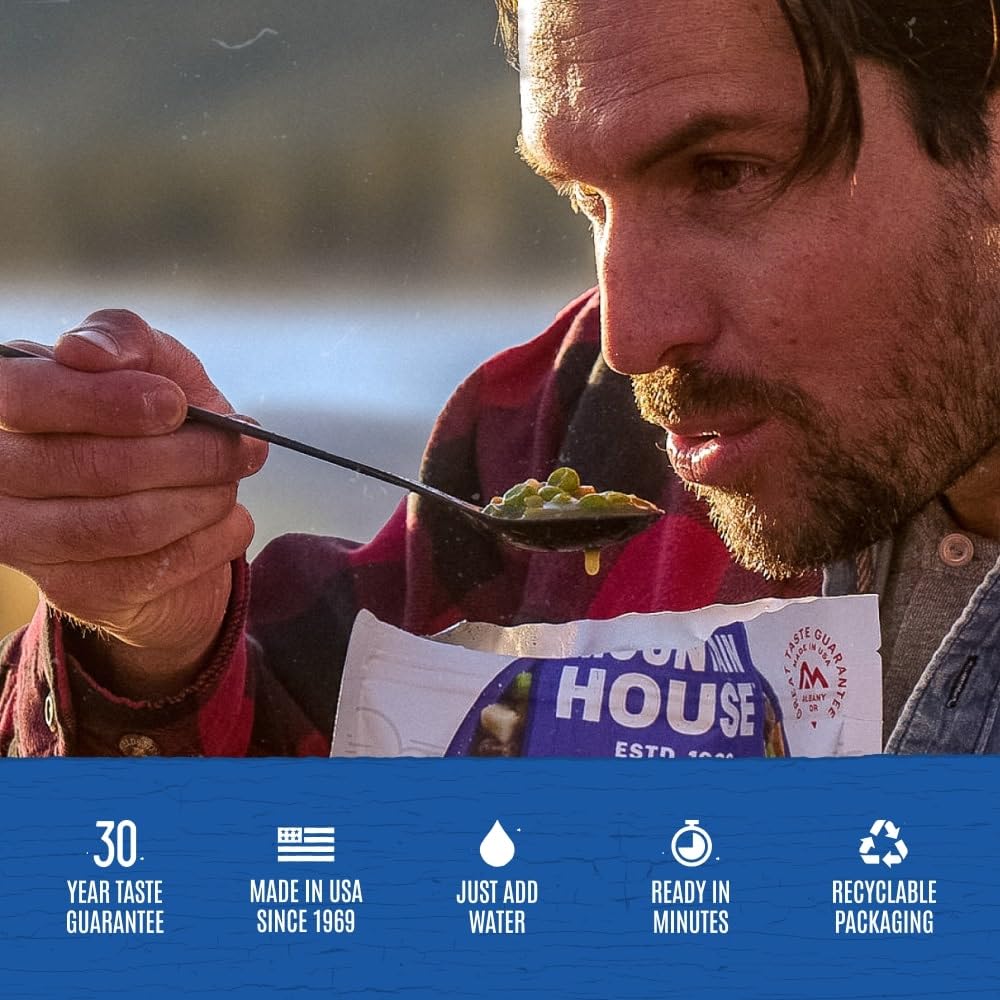 Mountain House Homestyle Chicken Noodle Casserole | Freeze Dried Backpacking & Camping Food | 2 Servings