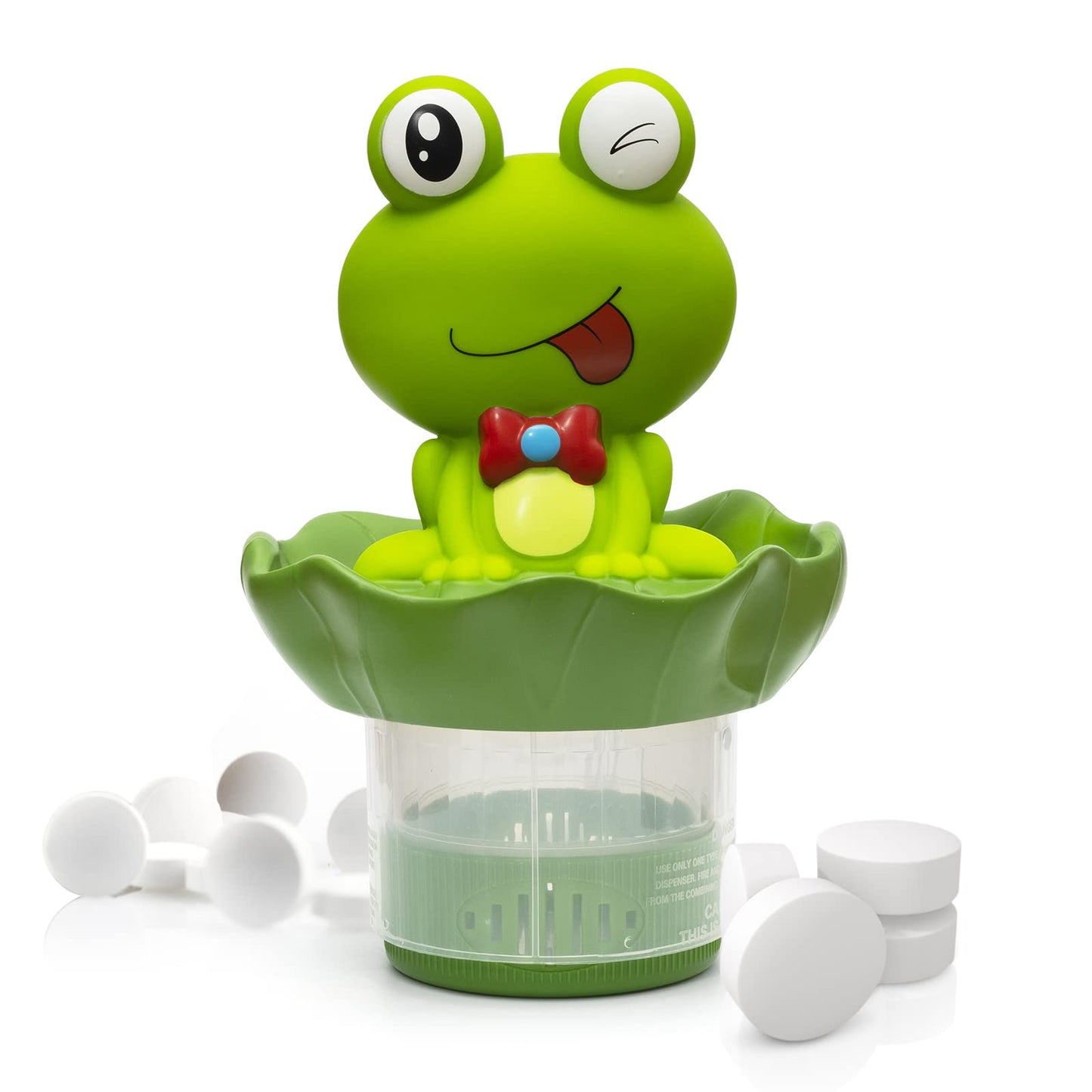 Doli Yearning Pool Chlorine Tablet Floater Floating Pool Chlorine Floater Fits 3' Tablets Frog