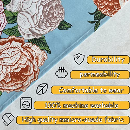 Adult Bibs Scarf for Women Eating - Dignified Alternative to Bib for Reusable Elderly Adults Senior Citizens Washable Dining Adjustable Snap Closure Baberos Para Adultos